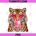 Cool Tiger Roar Leopard Sunglasses PNG, Funny Glam Tiger PNG