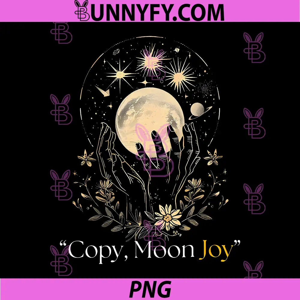 Copy Moon PNG, Joy Gold Moon Graphic PNG