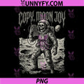 Copy Moon Joy PNG, Meme Design Skull Astronaut PNG