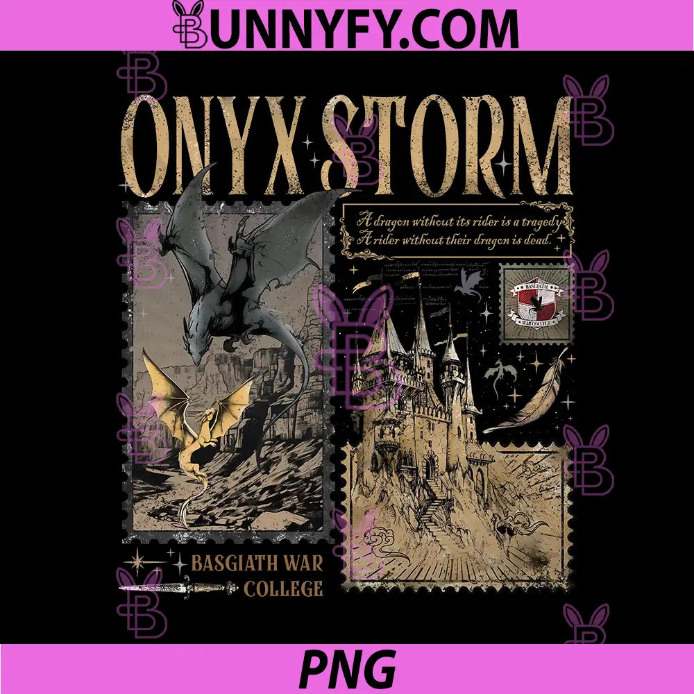 Onyx Storm Basgiath War College Art PNG, Fourth Wing Dragon Rider PNG