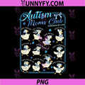 Coquette Autism Moms Club PNG, Mama Goose PNG
