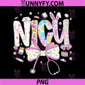 Coquette Bow NICU PNG, Nurse Crew Stethoscope PNG, Bunny Eggs Easter PNG