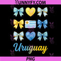 Coquette Bow Uruguayan PNG, Flag Uruguay Cute PNG