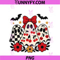 Coquette Checkered Cherry Ghost PNG, Halloween Spooky Season PNG