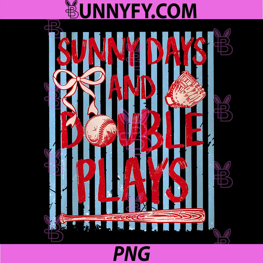 Sunny Days and Double Plays PNG, Baseball PNG