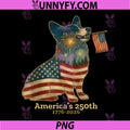 Corgi Americas 250th PNG, Anniversary Patriotic Dog Fireworks PNG