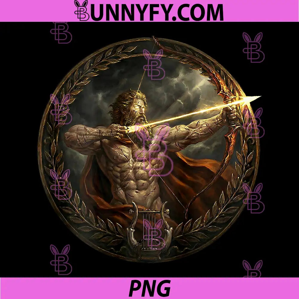 Corrupted Apollo Ancient PNG, Greek Mythology Design PNG
