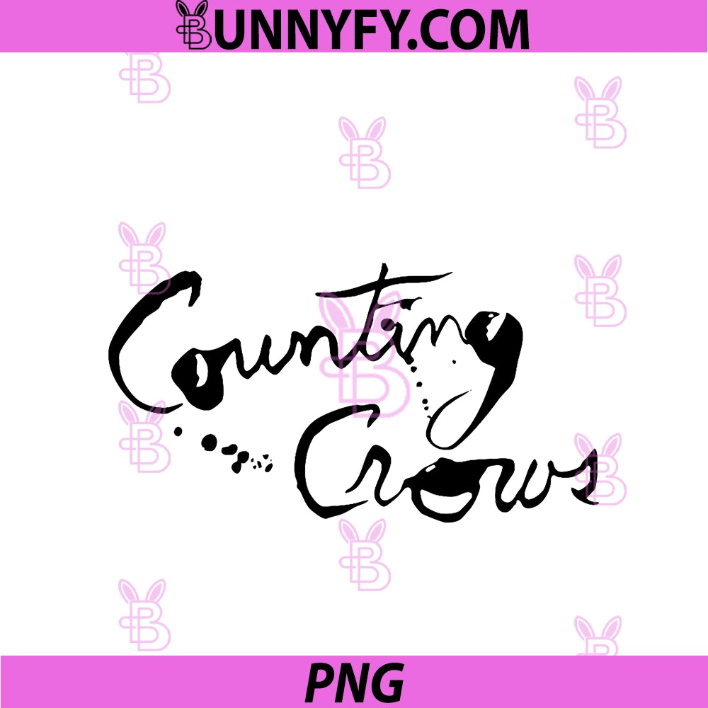 Counting Crows PNG, Script Logo PNG