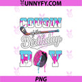 Cousin Of The Birthday Boy PNG, Hockey Ice Cream Drip Family PNG