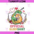 Cozy Sleepshirt Cute PNG, Leopard Gecko Couples Valentine's Day PNG