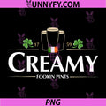 Creamy Fookin Pints PNG, Funny Irish Drinking Saint Patricks Pub PNG