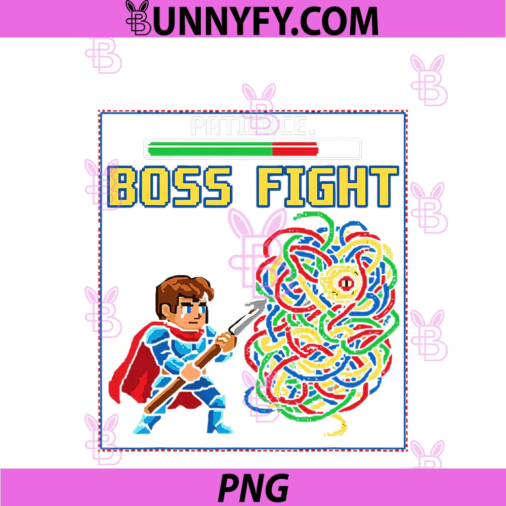 Crochet Boss Fight Retro PNG, Pixel Art Gaming PNG