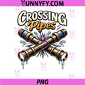 Crossing Pipes PNG, Plumber Pun Pipe Wrench Graphic PNG