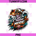 Cruise Mode On Skeleton Captain PNG, Funny Vacations Humor PNG