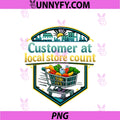 Customer at Local Store Count PNG, Local Pride Badge PNG
