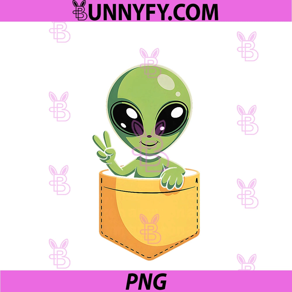 Cute Alien In Pocket PNG, Abduction Believe Sci-fi Conspiracy Dad PNG