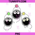 Cute Anime Soot Man with Colourful PNG, Sugar Stars PNG