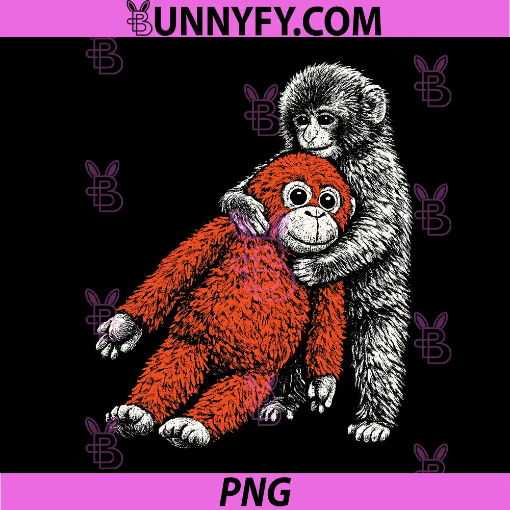 Cute Baby Zoo Monkey Named Punch PNG, Adorable Stuffed Orangutan PNG
