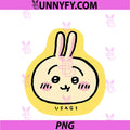 Cute Bunny PNG, Rabbit Eating Usagi PNG
