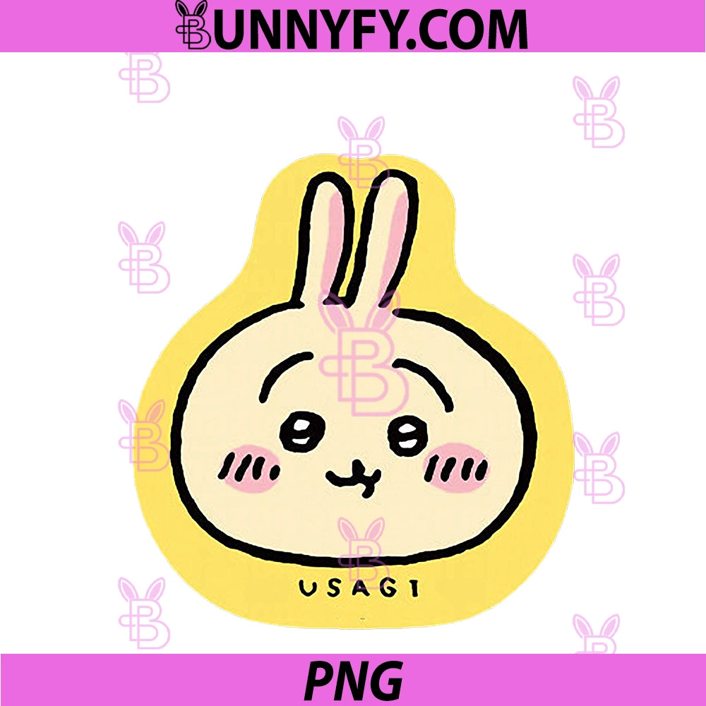 Cute Bunny PNG, Rabbit Eating Usagi PNG