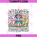 Cute Cat Lover PNG, Bunny Happy Easter PNG