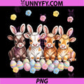 Cute Easter Cow Calves Bunny PNG, Ears Farm Animal PNG