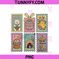 Cute Easter Rabbit PNG, Easter Bunny Stamp PNG