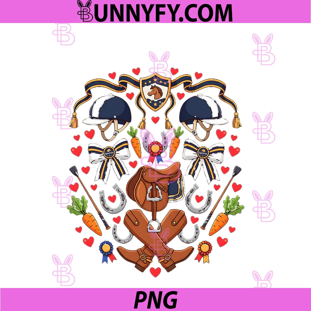 Cute Equestrian PNG, Horse Riding Gear Lover PNG