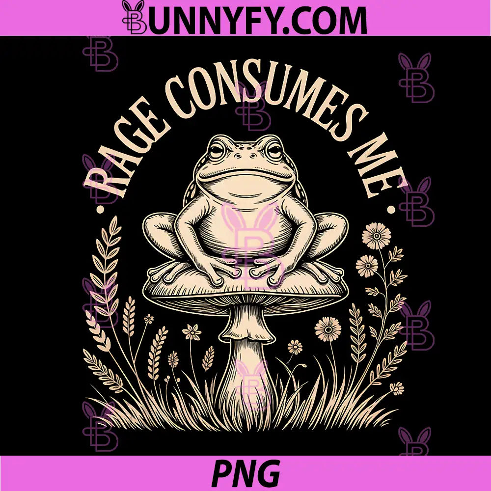 Cute Frog Meme PNG, Rage Consumes Me PNG
