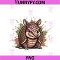 Cute Grinning Armadillo PNG, Funny Wildlife PNG
