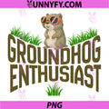 Cute Groundhog Enthusiast PNG, February 2 Groundhog's Day PNG