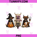Cute Halloween Boxer Dog PNG, Pumpkin Ghost And Witch PNG