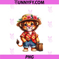 Cute Lion Cub Tropical PNG, Vacation Travel Animal PNG