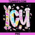 Cute Nurse Easter Bunny PNG, Ears ICU RN Nursing Squad Medical PNG