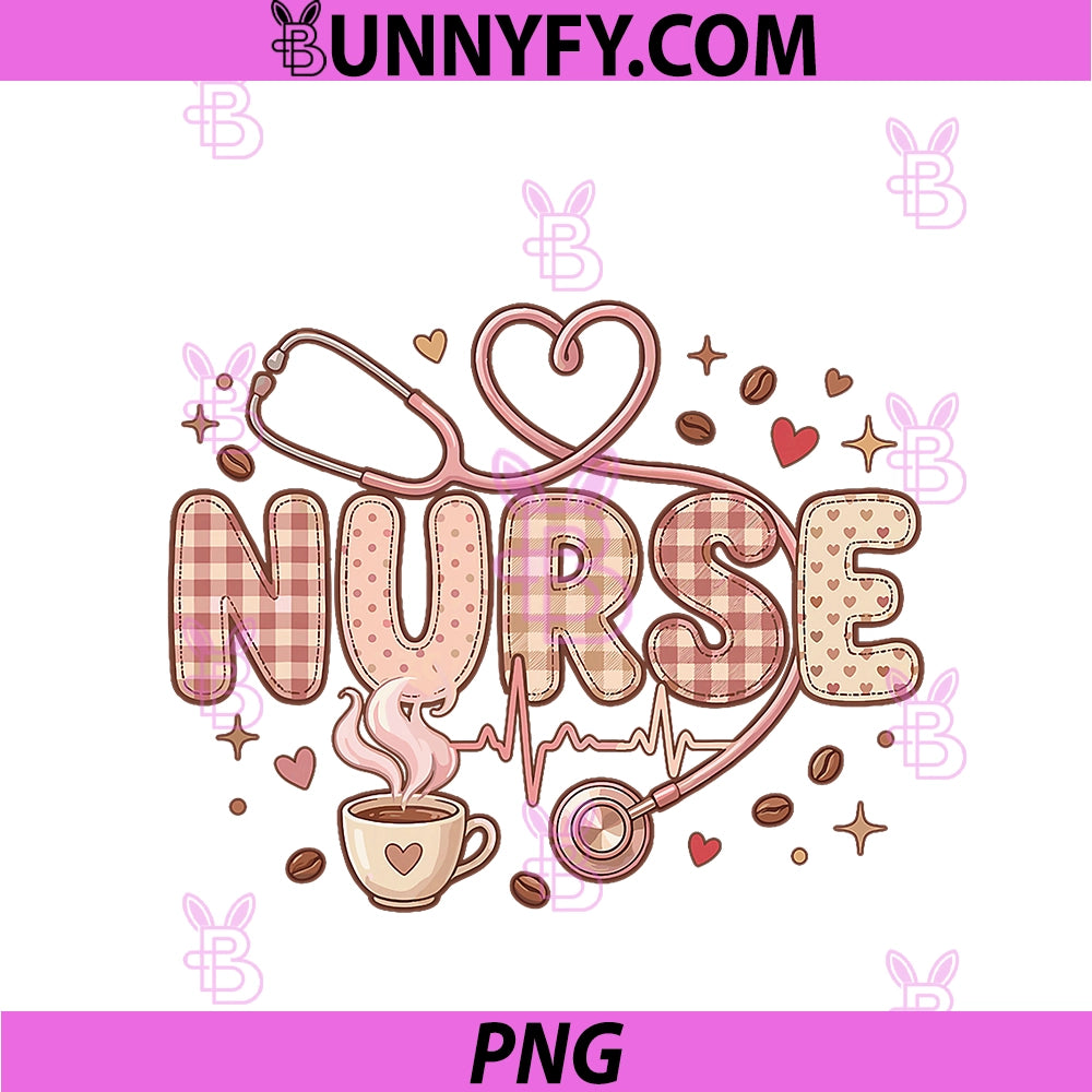 Cute Nurse PNG, Coffee Caffeine Stethoscope Women ER RN LPN CRN PNG