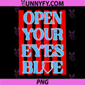 Cute Open Your Eyes Blue PNG, Hit The Dang Ball Game Day Baseball PNG
