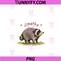 Cute Raccoon PNG, Meme Team Jimothy PNG