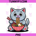 Cute Ramen Design PNG, Noodles Ramen Lovers PNG