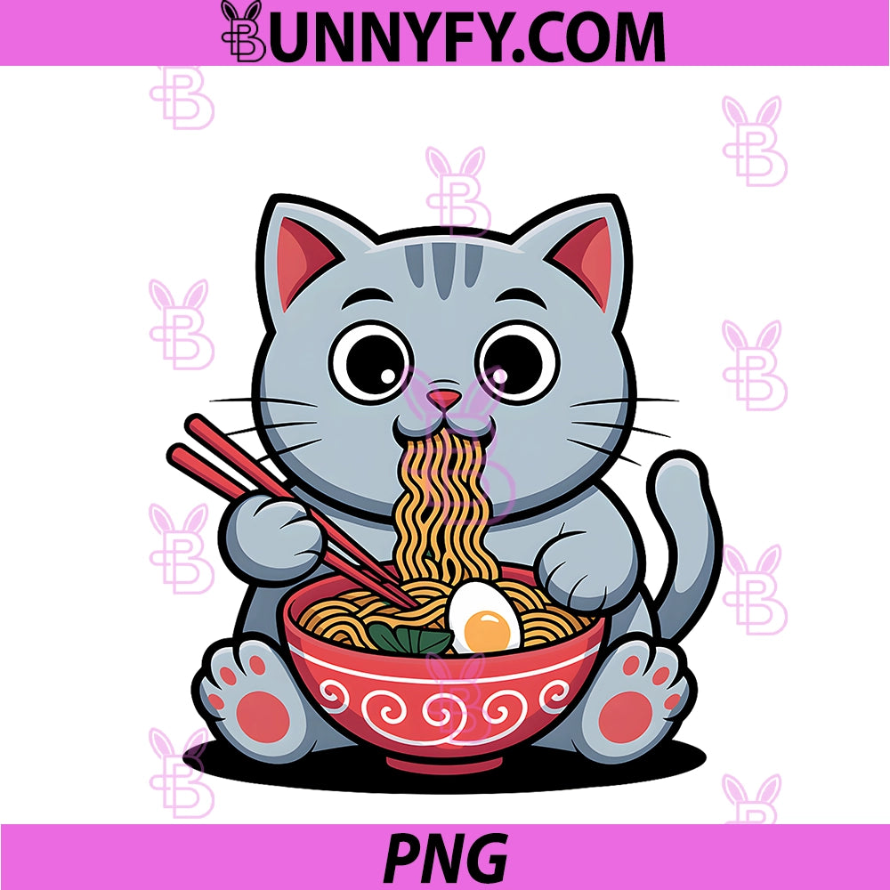 Cute Ramen Design PNG, Noodles Ramen Lovers PNG
