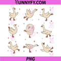 Cute Skating Silly Goose Skater PNG, Figure Skating Sport Lover PNG