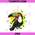 Cute Toucan Cartoon PNG, Tropical Jungle Bird PNG