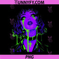 Cybergoth Cybercore Grunge PNG, Punk Goth Girl Alt Anime Manga PNG