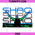 DJ Diesel Aka Shaquille O'Neal PNG, Triple Shaq Graphic PNG