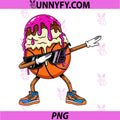 Dabbing Basketball Drip PNG, Ice Cream Football PNG
