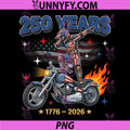 Dabbing Bike Biker Motorcycle PNG, Americas 250th Anniversary PNG