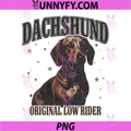 Dachshund Bootleg Vintage 90s PNG, Wiener Dog Lover Owner PNG