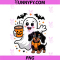 Dachshund PNG, Halloween Ghost Small Weiner Dog Doggy Lover PNG