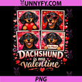 Dachshund is My Valentine PNG, Cute Dog Lover PNG