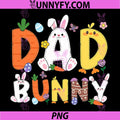 Dad Bunny PNG, Family Group Matching Easter Day Egg Hunt PNG