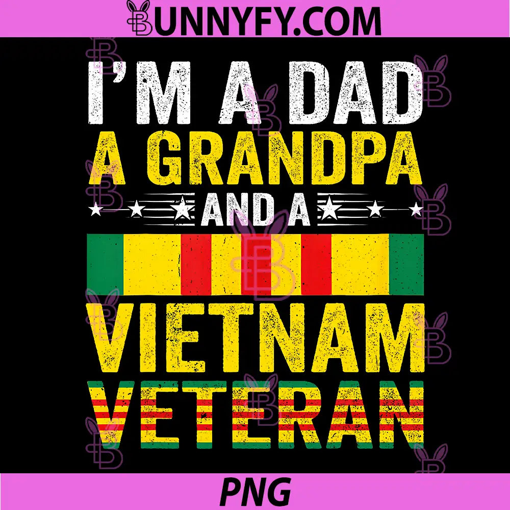 Dad Grandpa Vietnam Veteran PNG, Fathers Day PNG